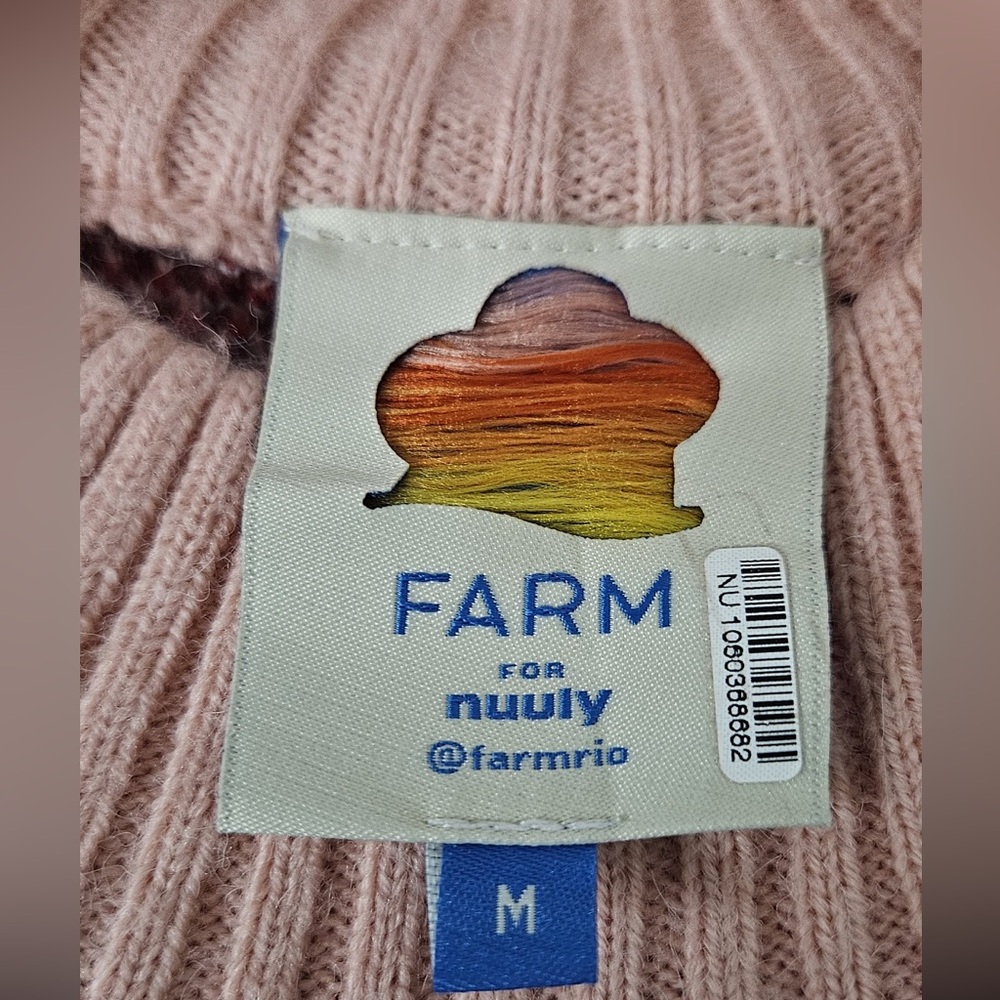 Flower Knit Mini Dress Farm Rio - Picture 8 of 8